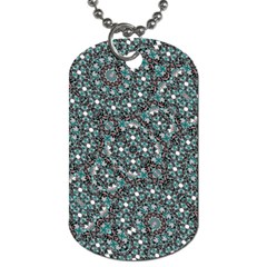 Intricate Texture Ornate Camouflage Pattern Dog Tag (one Side)