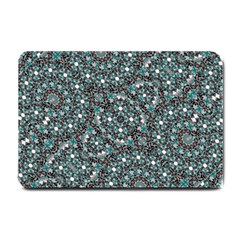 Intricate Texture Ornate Camouflage Pattern Small Doormat 