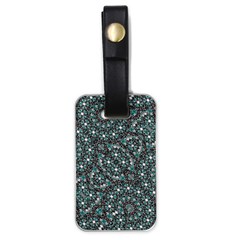 Intricate Texture Ornate Camouflage Pattern Luggage Tag (one Side) by dflcprintsclothing