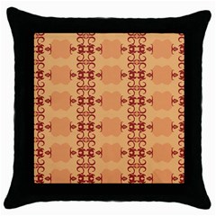 Background Wallpaper Brown Throw Pillow Case (black) by Dutashop