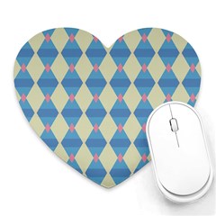 Pattern Texture Chevron Heart Mousepads by Dutashop