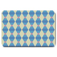 Pattern Texture Chevron Large Doormat  by Dutashop