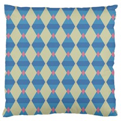 Pattern Texture Chevron Large Cushion Case (two Sides) by Dutashop