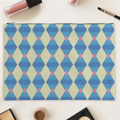 Pattern Texture Chevron Cosmetic Bag (xxl) by Dutashop