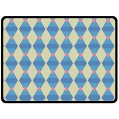 Pattern Texture Chevron Double Sided Fleece Blanket (large)  by Dutashop