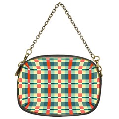 Texture Plaid Chain Purse (one Side) by Dutashop