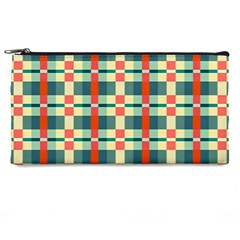 Texture Plaid Pencil Case