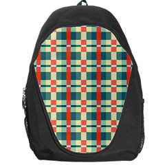 Texture Plaid Backpack Bag by Dutashop