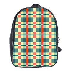 Texture Plaid School Bag (xl) by Dutashop