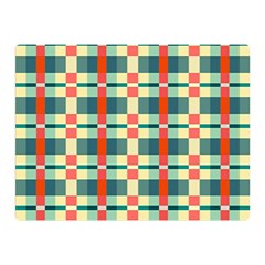 Texture Plaid Double Sided Flano Blanket (mini)  by Dutashop