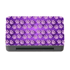 Pattern Texture Feet Dog Purple Memory Card Reader With Cf by Dutashop