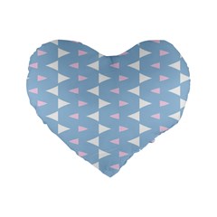 Pattern 3d Standard 16  Premium Heart Shape Cushions by Dutashop