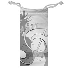 Dance Music Treble Clef Sound Girl Jewelry Bag by Dutashop