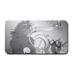 Dance Music Treble Clef Sound Girl Medium Bar Mats by Dutashop