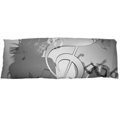 Dance Music Treble Clef Sound Girl Body Pillow Case (dakimakura) by Dutashop