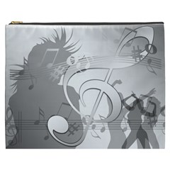 Dance Music Treble Clef Sound Girl Cosmetic Bag (xxxl) by Dutashop