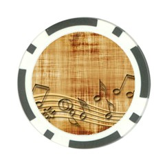 Dance Music Poker Chip Card Guard by Dutashop