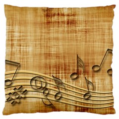 Dance Music Large Cushion Case (two Sides) by Dutashop