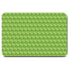 Green Pattern Ornate Background Large Doormat  by Dutashop