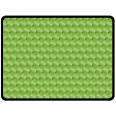 Green Pattern Ornate Background Fleece Blanket (large) 