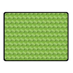 Green Pattern Ornate Background Fleece Blanket (small) by Dutashop