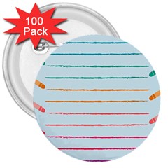 Crayon Background School Paper 3  Buttons (100 Pack)  by Dutashop