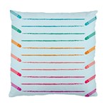 Crayon Background School Paper Standard Cushion Case (Two Sides) Front