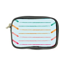 Crayon Background School Paper Coin Purse by Dutashop