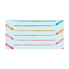 Crayon Background School Paper Yoga Headband by Dutashop