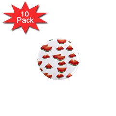 Summer Watermelon Pattern 1  Mini Magnet (10 Pack) 