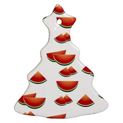 Summer Watermelon Pattern Ornament (christmas Tree) 