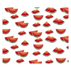 Summer Watermelon Pattern Double Sided Flano Blanket (small)  by Dutashop