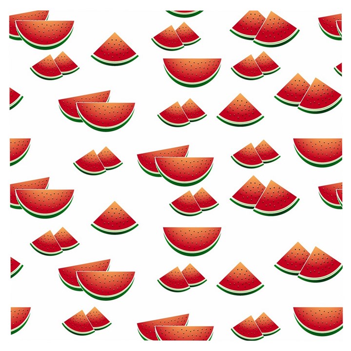 Summer Watermelon Pattern Wooden Puzzle Square