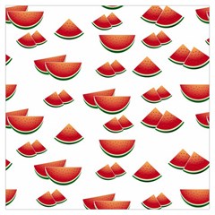 Summer Watermelon Pattern Long Sheer Chiffon Scarf 