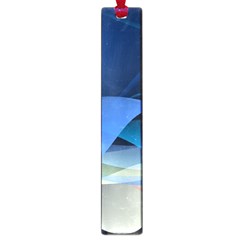 Flower Background Blue Design Large Book Marks by Dutashop