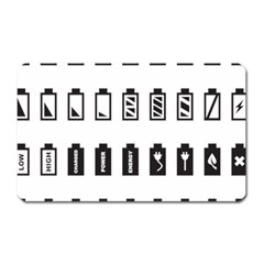 Battery Icons Charge Magnet (rectangular) by Dutashop