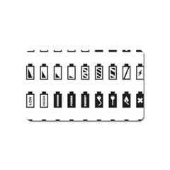 Battery Icons Charge Magnet (name Card) by Dutashop