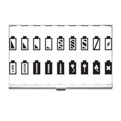 Battery Icons Charge Business Card Holder by Dutashop