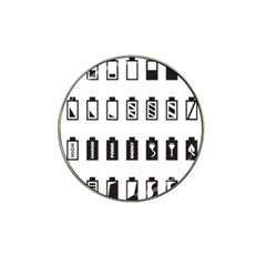 Battery Icons Charge Hat Clip Ball Marker (10 Pack) by Dutashop