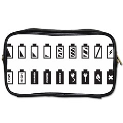 Battery Icons Charge Toiletries Bag (two Sides)