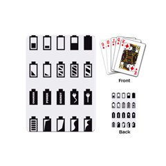 Battery Icons Charge Playing Cards Single Design (mini) by Dutashop