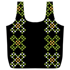 Pattern Background Vector Seamless Full Print Recycle Bag (xxl)