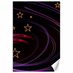 Background Abstract Star Canvas 24  X 36  by Dutashop