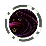 Background Abstract Star Poker Chip Card Guard Back