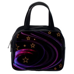 Background Abstract Star Classic Handbag (one Side)