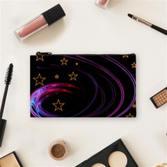 Background Abstract Star Cosmetic Bag (small) by Dutashop