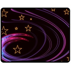 Background Abstract Star Fleece Blanket (medium) 