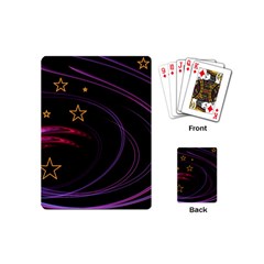 Background Abstract Star Playing Cards Single Design (mini)