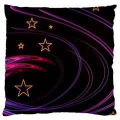 Background Abstract Star Large Cushion Case (two Sides)