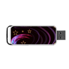 Background Abstract Star Portable Usb Flash (two Sides) by Dutashop